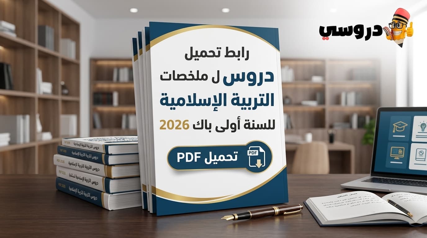 ملخصات دروس التربية الإسلامية للسنة أولى باك pdf 2026
