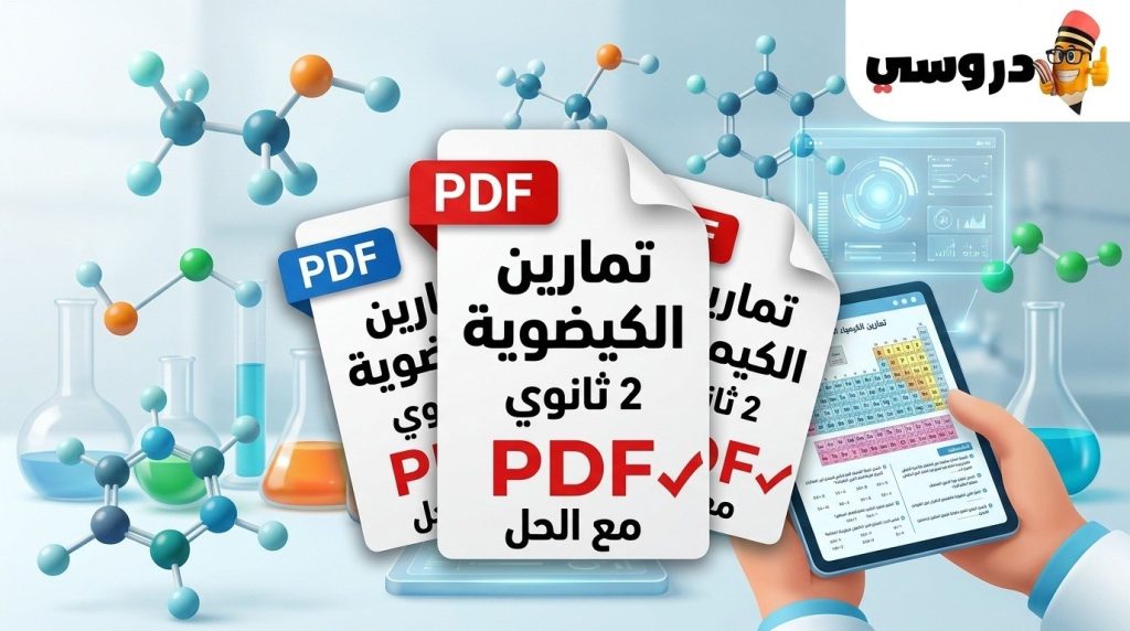 تمارين الكيمياء العضوية 2 ثانوي مع الحل pdf