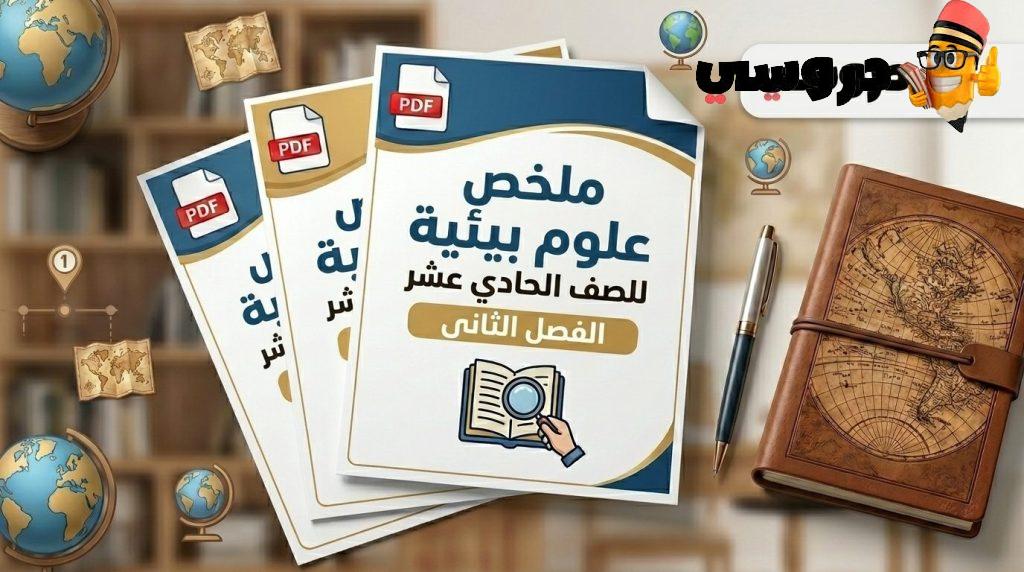 ملخص علوم بيئية للصف الحادي عشر الفصل الثاني