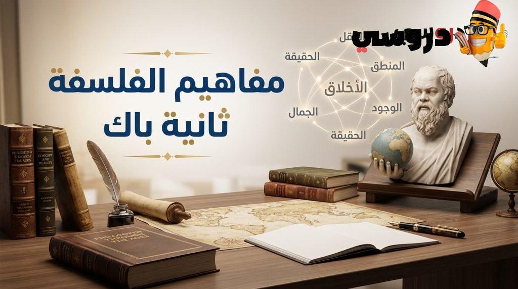 مفاهيم الفلسفة ثانية باك